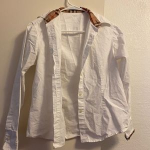 Burberry button up blouse